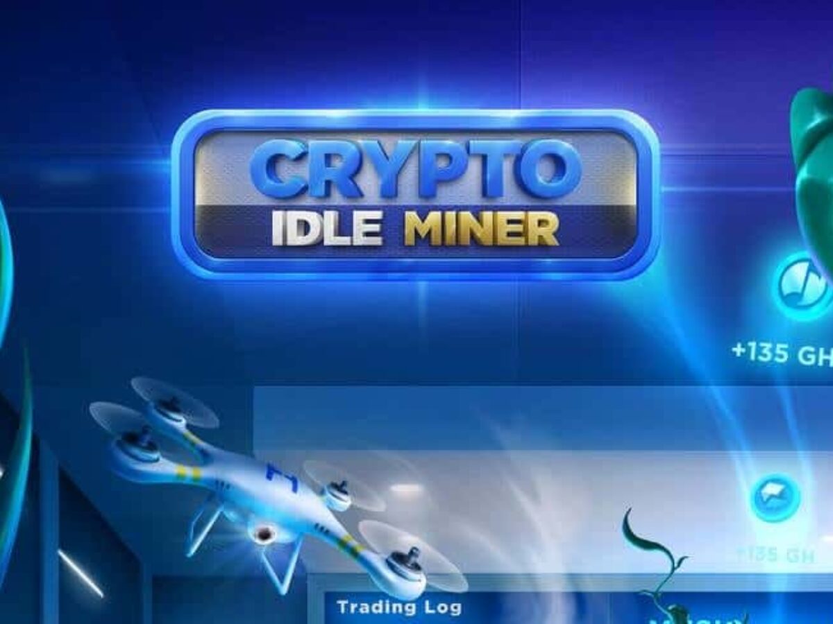 Crypto Idle Miner - mining simulator game with HORA earnings - TRX