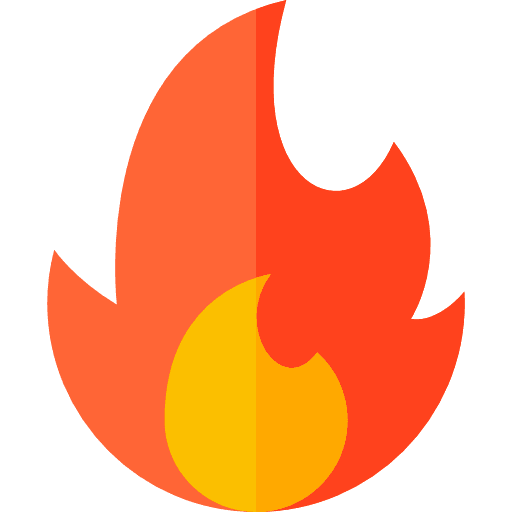 Fire Icon provided by flaticon icons.