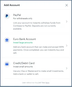 Adding Payment Methods
