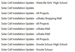 installation emails