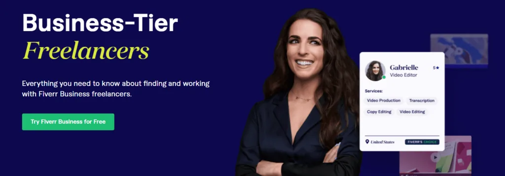 Finding and working with business tier freelancers