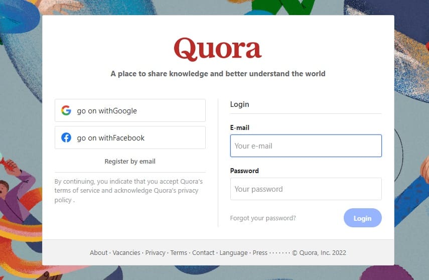 Earn money posting answers to questions on Quora