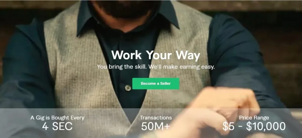 Becoming a Fiverr seller
